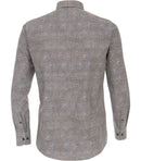 Casual Fit Print Shirt - Brown