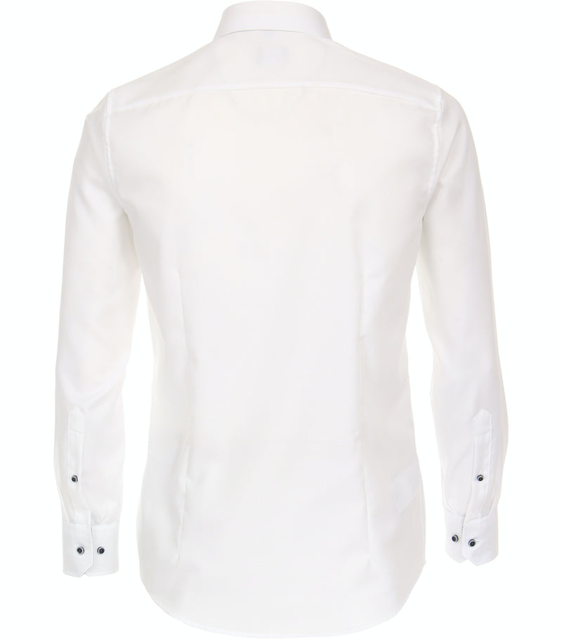 Plain Long Sleeve Shirt - White