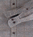 Casual Fit Print Shirt - Brown