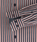 Comfort Fit Stripe Shirt - Light Blue