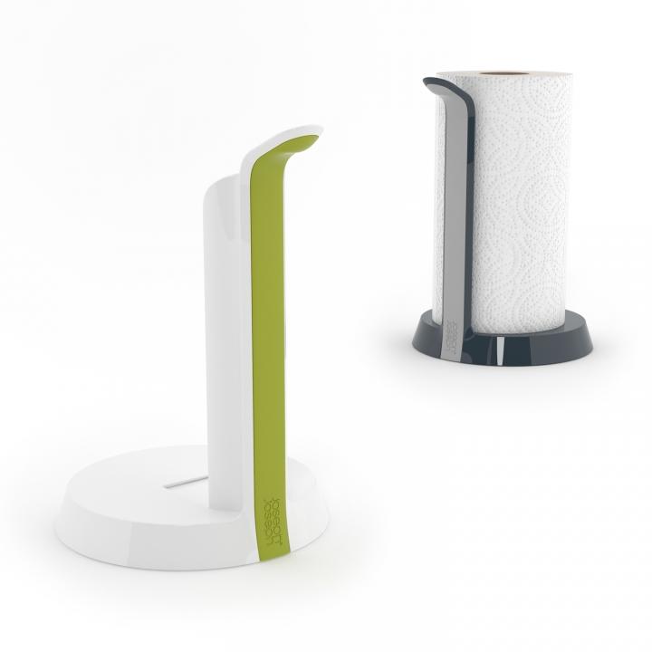 Joseph Joseph Easy Tear Kitchen Roll Holder - Dark Grey/Grey