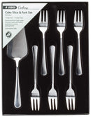 Judge 7-Piece Cake Slice and Fork Set