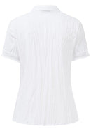Short Sleeve Blouse - White