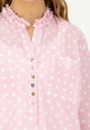 Long Sleeve Blouse - Pink