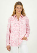 Long Sleeve Blouse - Rose