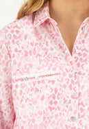 Long Sleeve Blouse - Rose
