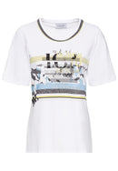 Front Print Shirt - White Print
