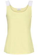 Just White Plain Top - Lemon Drop
