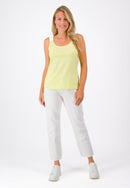 Just White Plain Top - Lemon Drop