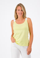 Just White Plain Top - Lemon Drop