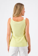 Just White Plain Top - Lemon Drop