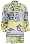 All Over Print Blouse - Lemon Drop Print