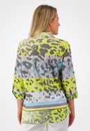 All Over Print Blouse - Lemon Drop Print