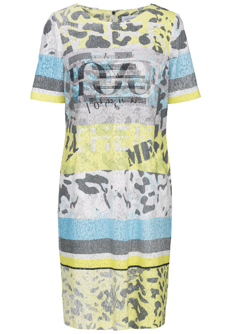 Print Dress - Lemon Drop Print