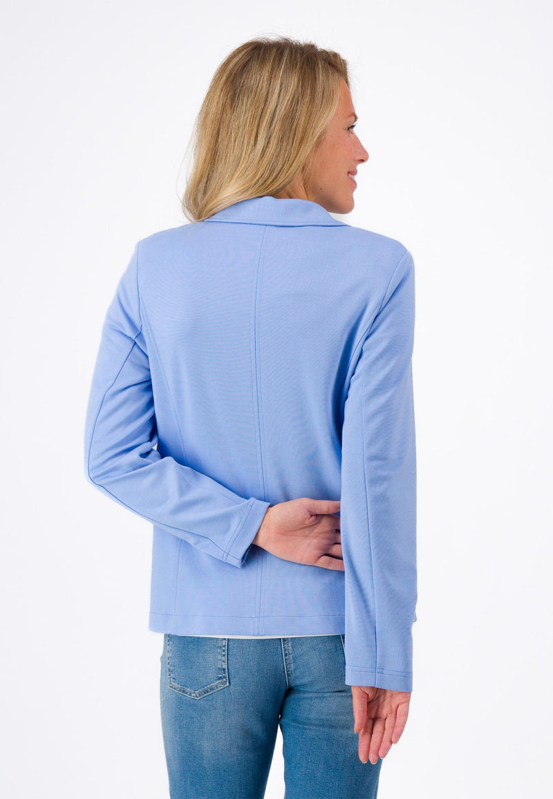 Plain 3 Button Blazer - Light Blue