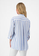 Stripe Blouse - Light Blue Stripe