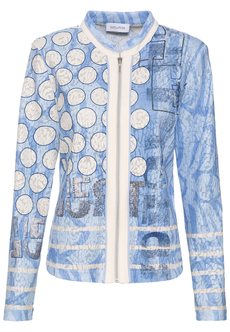 Print Jacket - Blue Print