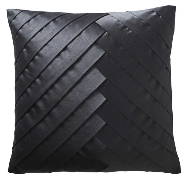 Karen Millen Hand Pleated Square Cushion - Black