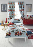 Kids Club Fire Engine Curtains 168 x 183cm