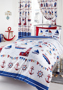 Kids Club Nautical Readymade Curtains 66" x 72"