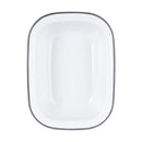 28cm Enamel Rectangular Pie Dish