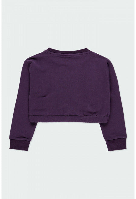 Fleece Sweatshirt - Purple