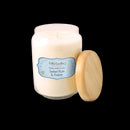 Wood Top Large Jar - Sweet Plum & Amber