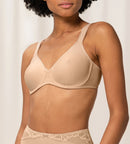 Modern Soft+ Cotton Wired Bra - Neutral Beige