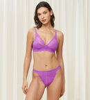 Amourette 300 Highleg Brazilian - Blueberry Cream