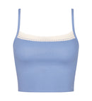 Go Ribbed Crop Top - Riviera