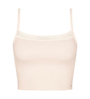 Go Ribbed Crop Top - Angora