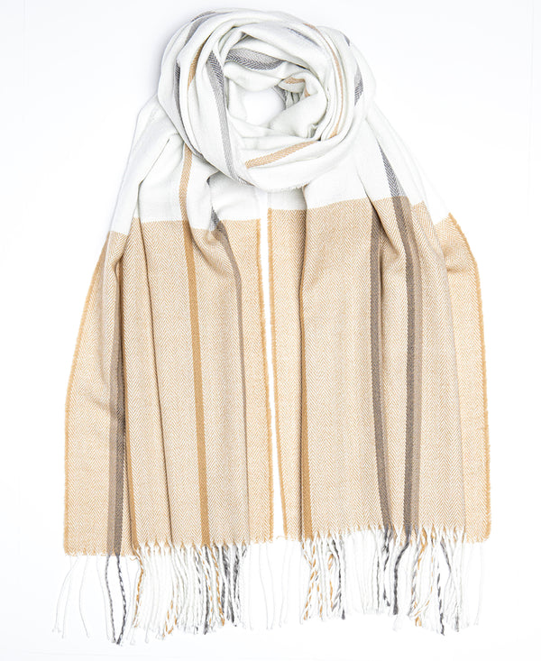Woven Scarf - Beige