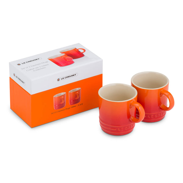 Le Creuset Set of 2 Espresso Mugs - Volcanic