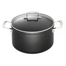 Le Creuset Toughened Non-Stick 28cm Deep Casserole with Glass Lid