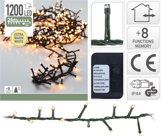 LED Lights 1200 Microcluster - Warm White