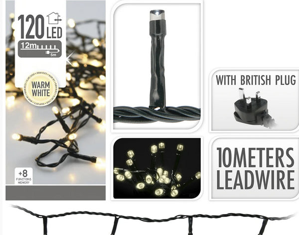LED Lights 120 Warm White