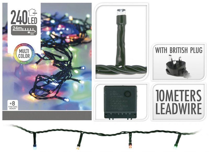 LED Lights 240 - Multicolour