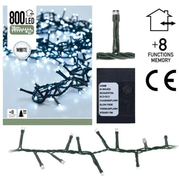 LED Lights 800 Microcluster White