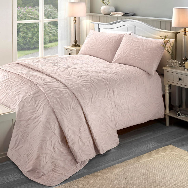 Luana Duvet Cover Set - Blush