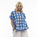 Frill Top - Blue