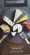 Masterclass Cheese Platter & Knife Set