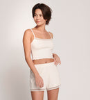 Go Ribbed Short - Angora