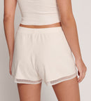 Go Ribbed Short - Angora