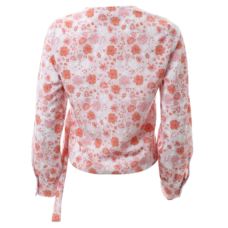 Melinda Wrap Top - Pink