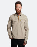 Nylon Pocket Overshirt - Khaki Smoke