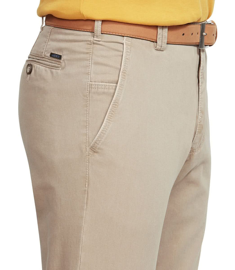 Regular Fit Cotton Trouser - Beige