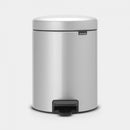 Newlcon Pedal Bin 5 Litre Metallic Grey