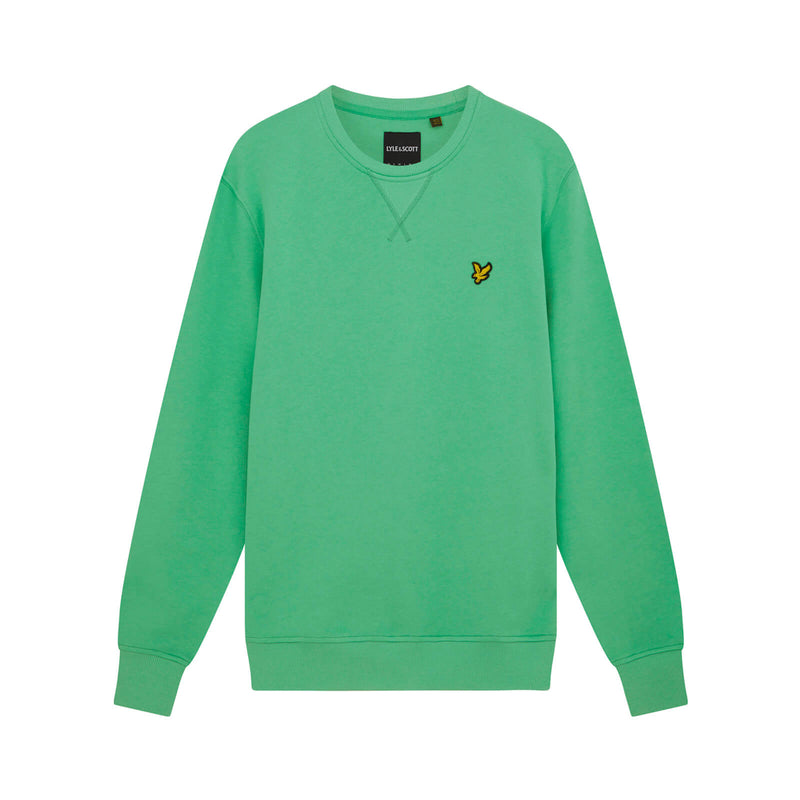 Round Neck Sweatshirt - Green Glaze