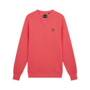 Round Neck Sweatshirt - Electric Pink