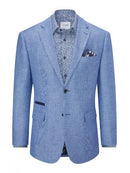 Bonucci Linen Blend Jacket - Blue
